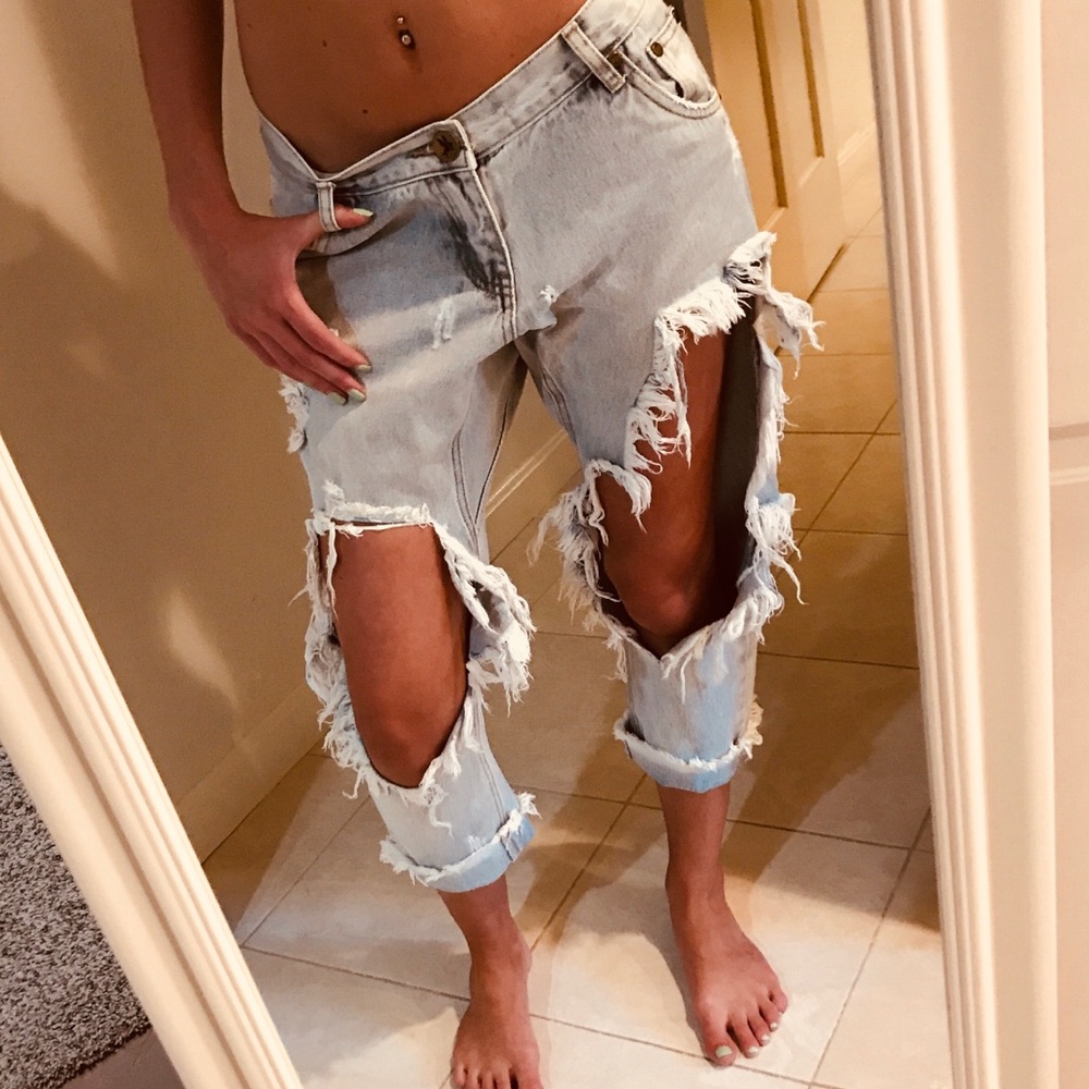 One Teaspoon Lonely Boy Super Distressed Jeans